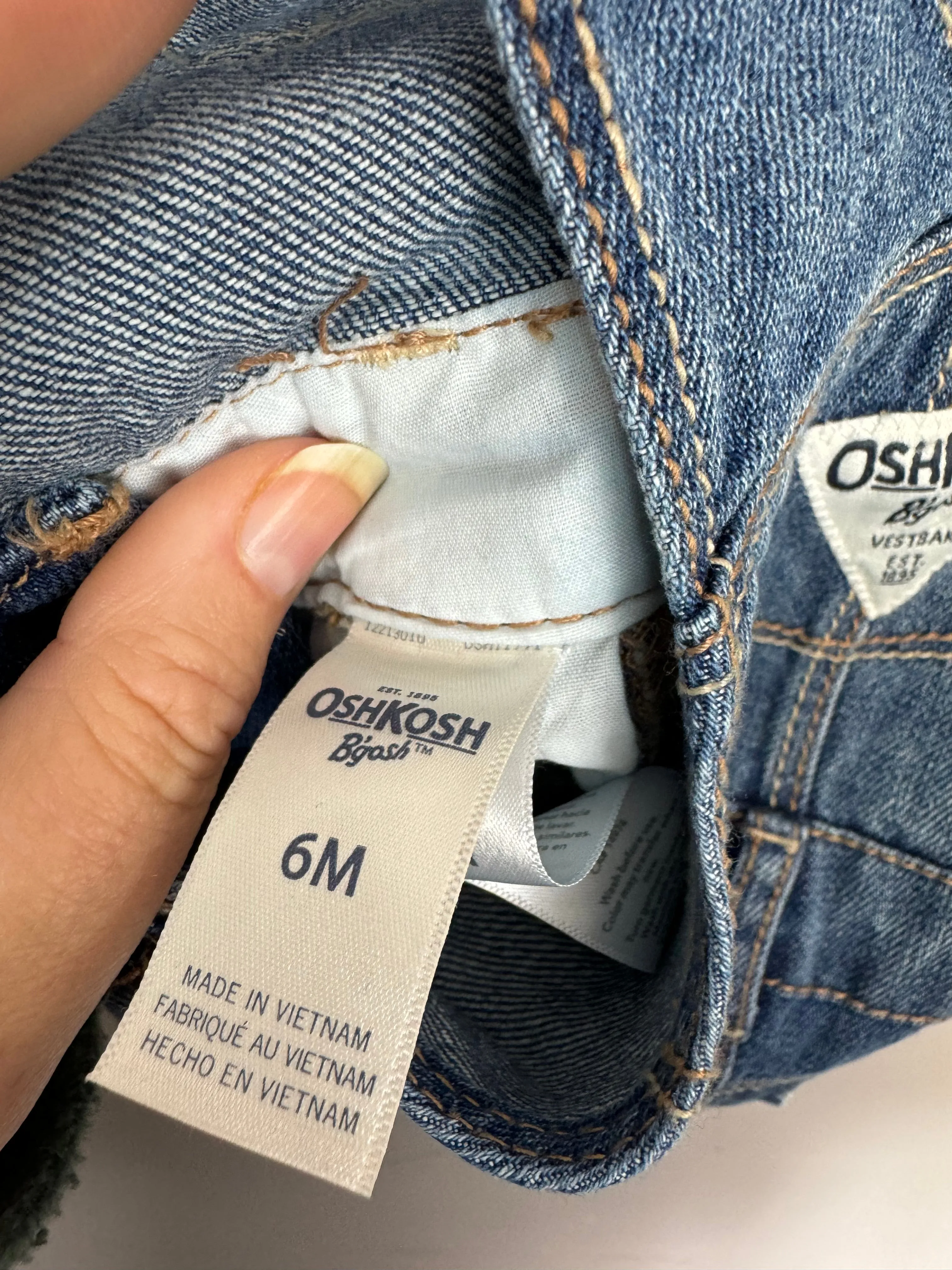 Oshkosh Dungaree Dress 6m