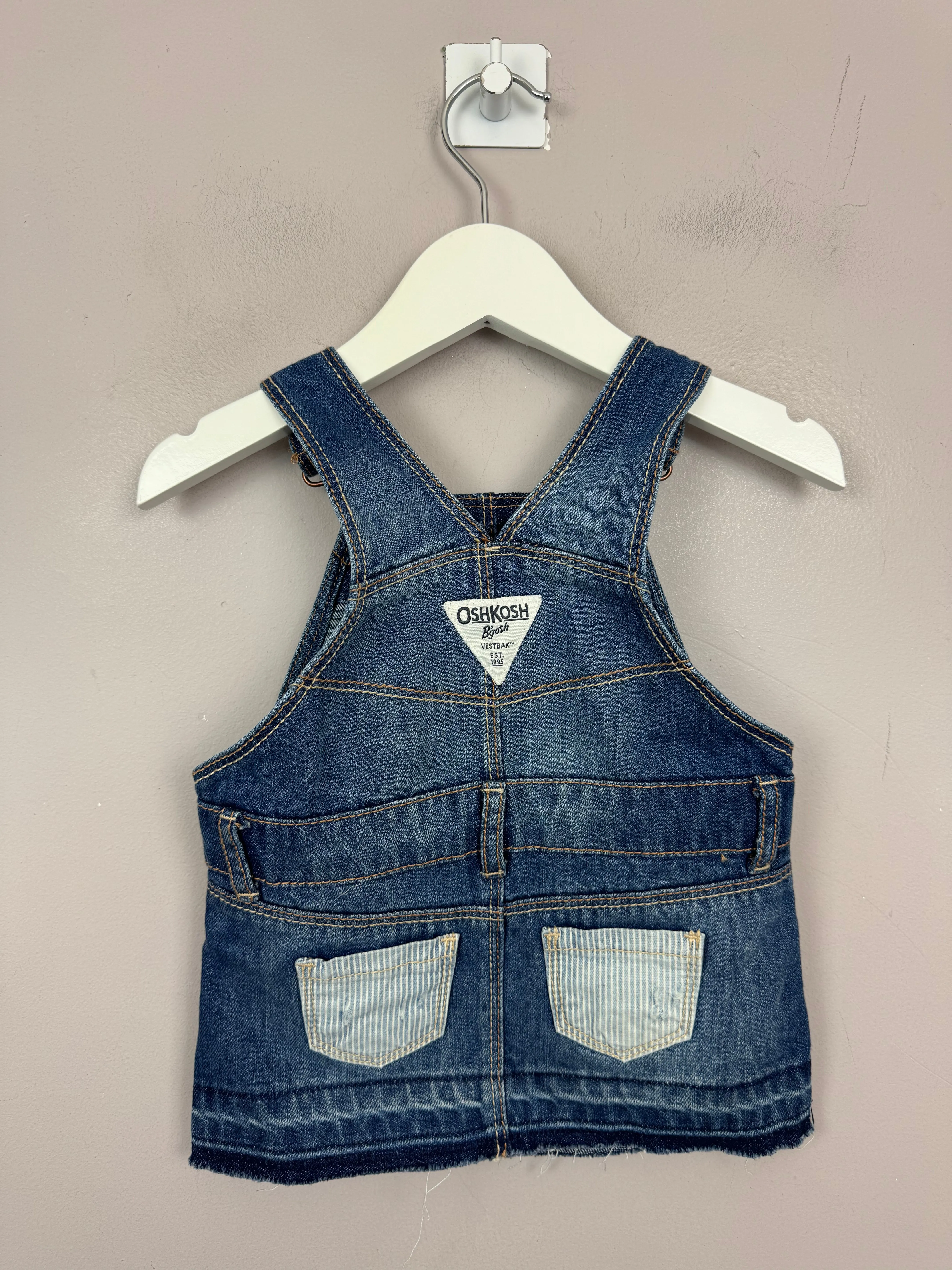 Oshkosh Dungaree Dress 6m
