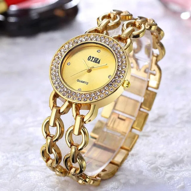 O.T.SEA Womens Stainless Steel Luxury Watch