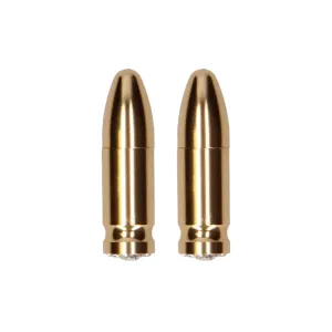 Ouch Stainless Steel Gold Magnetic Nipple Clamps with Diamond Bullet