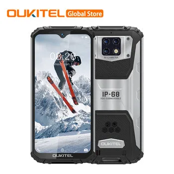OUKITEL WP6 Ip68 Rugged Waterproof Smartphone Mt6771t Octa Core 9v/2a 10000mah Battery 48mp Triple Camera 6gb 128gb Mobile Phone Orange
