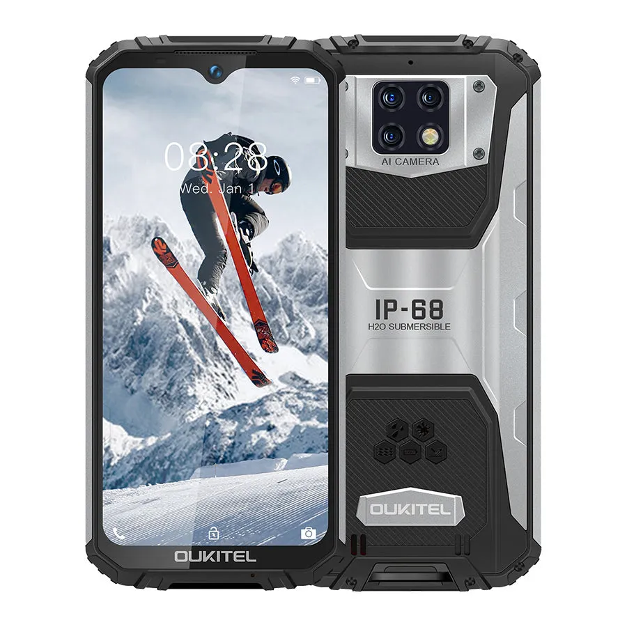 OUKITEL WP6 Ip68 Rugged Waterproof Smartphone Mt6771t Octa Core 9v/2a 10000mah Battery 48mp Triple Camera 6gb 128gb Mobile Phone Orange
