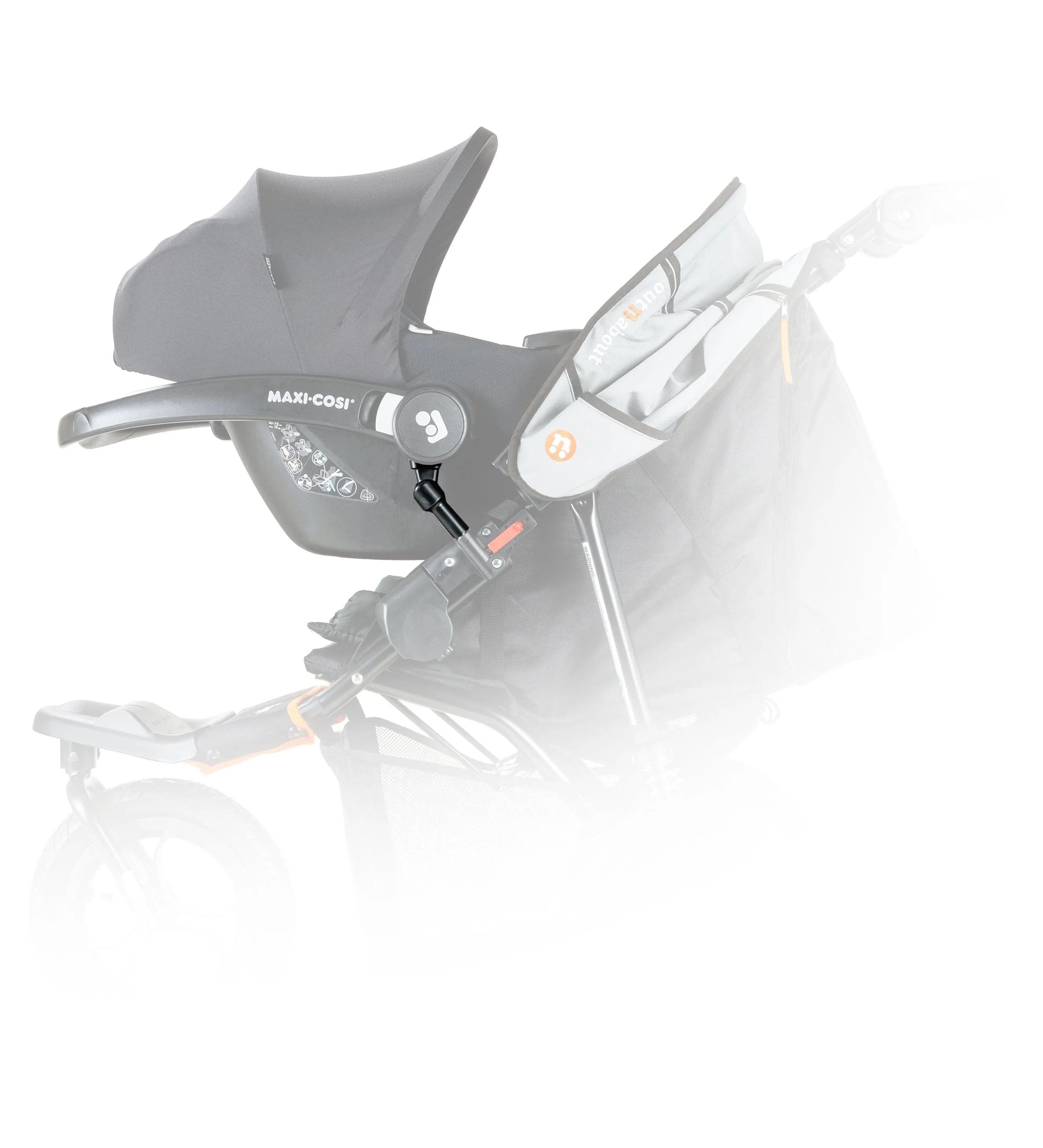 Out n About Nipper Single Maxi-Cosi Ultimate Kit in Brambleberry Red
