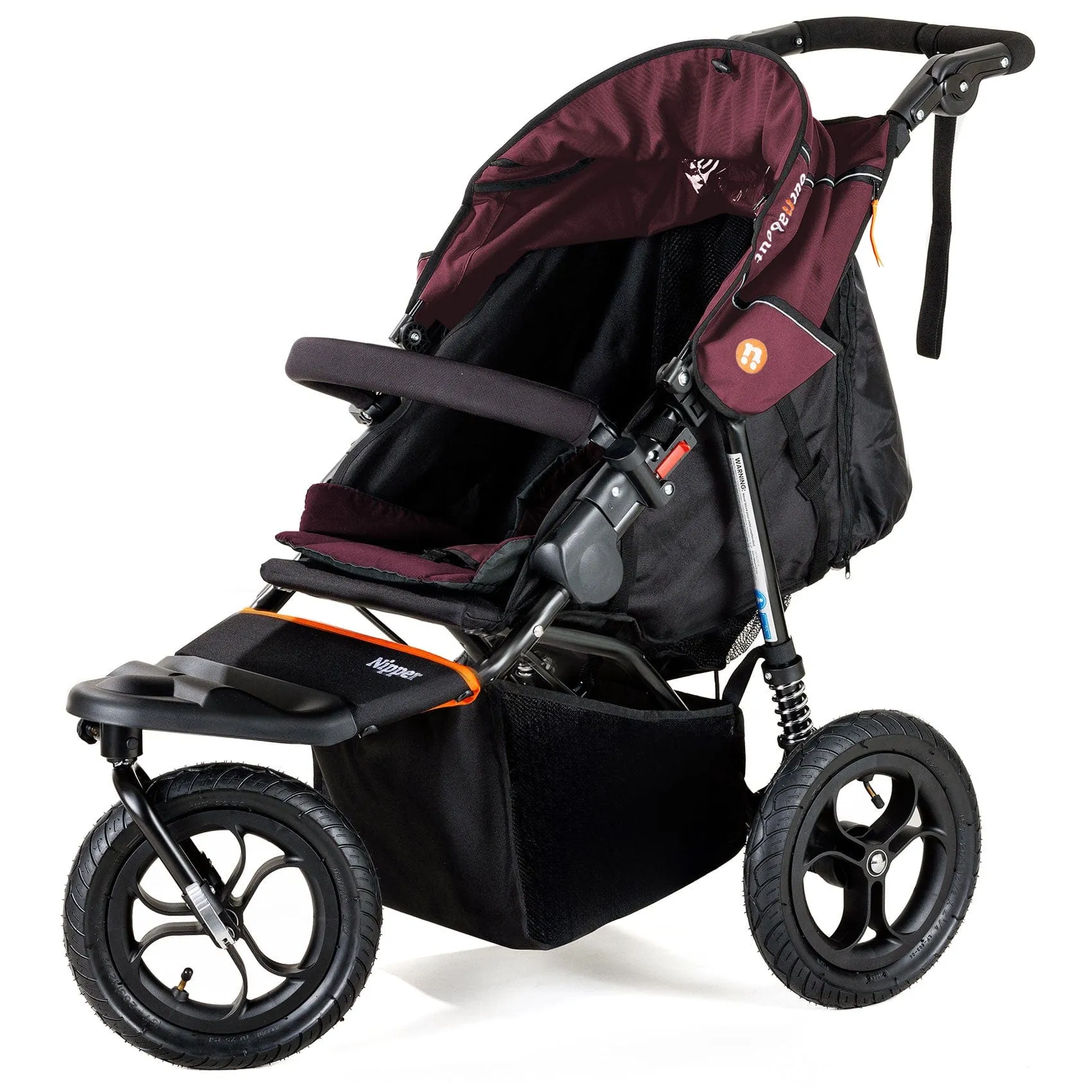Out n About Nipper Single Maxi-Cosi Ultimate Kit in Brambleberry Red