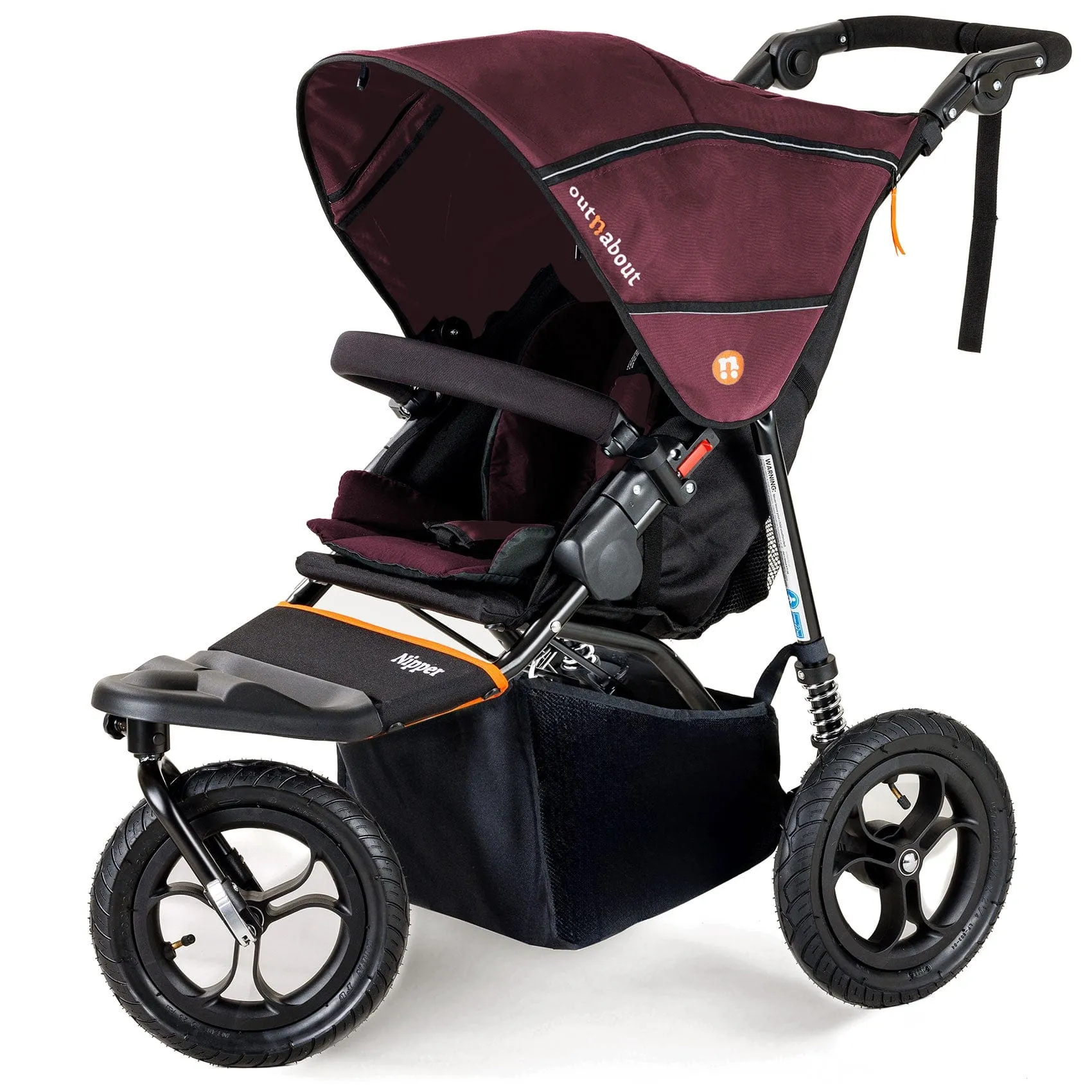 Out n About Nipper Single Maxi-Cosi Ultimate Kit in Brambleberry Red