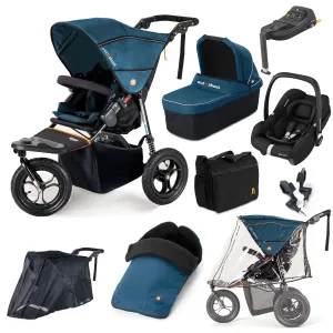 Out n About Nipper Single Maxi-Cosi Ultimate Kit in Highland Blue