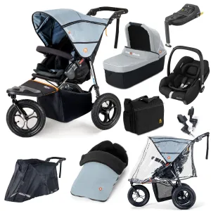 Out n About Nipper Single Maxi-Cosi Ultimate Kit in Rock Salt Grey