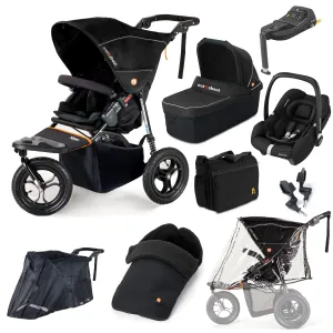 Out n About Nipper Single Maxi-Cosi Ultimate Kit in Summit Black