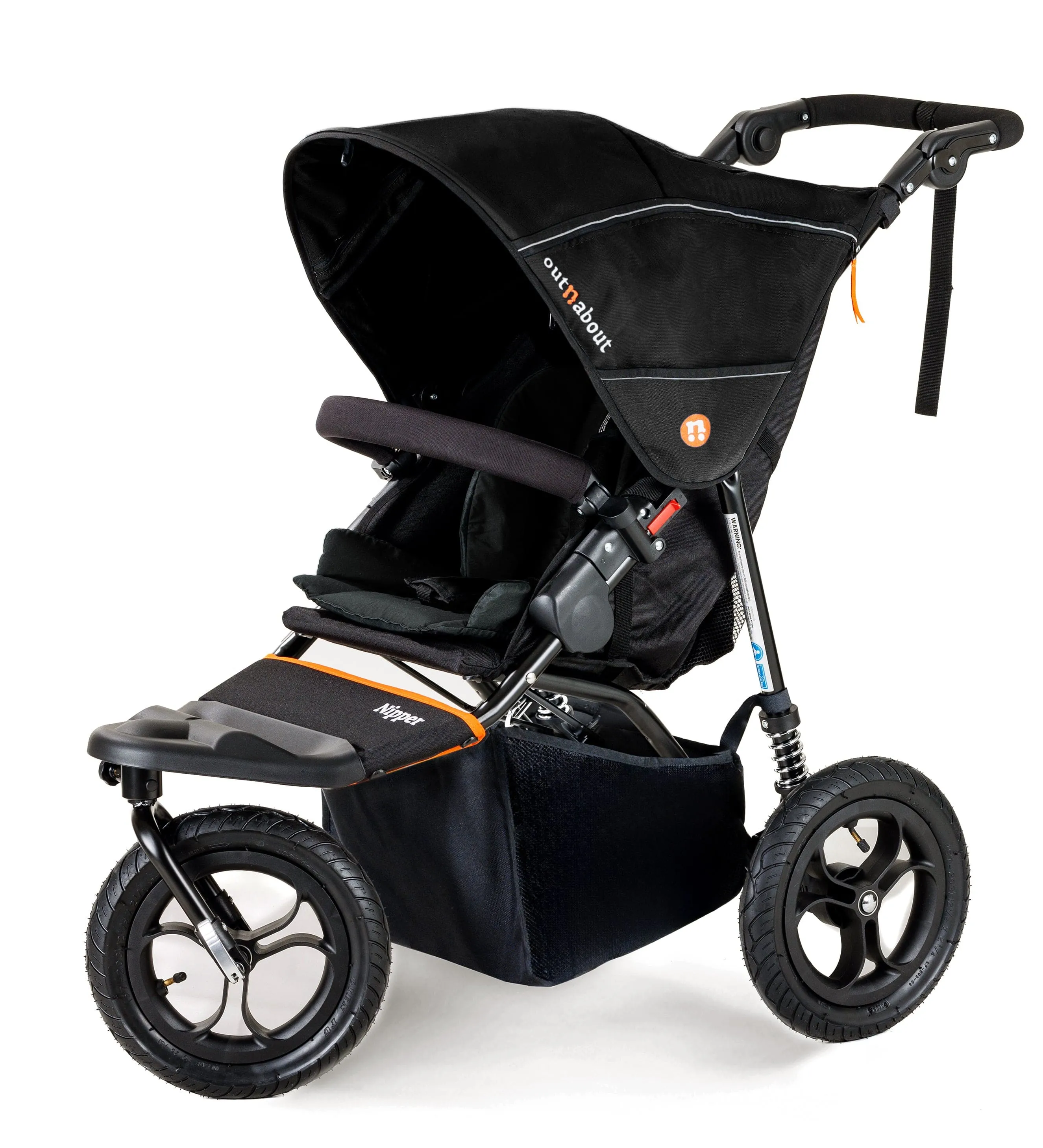 Out n About Nipper Single Maxi-Cosi Ultimate Kit in Summit Black