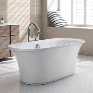 Oval Double Ended Freestanding Lucite Acrylic Bathtub