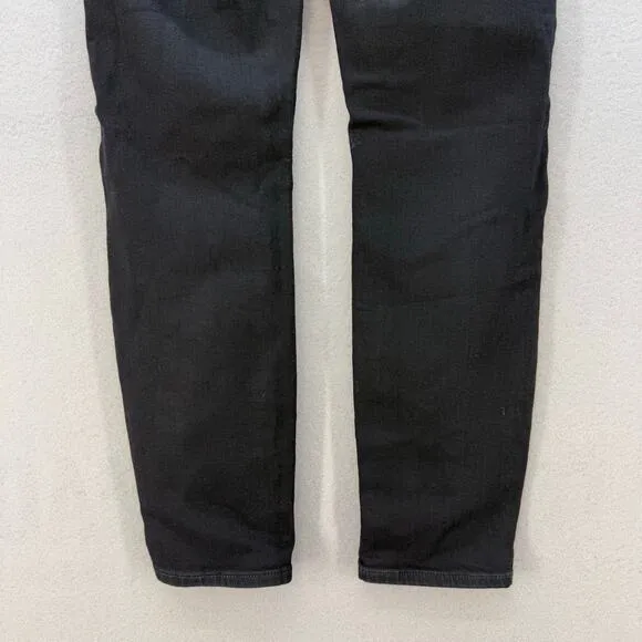 Paige Jeans Women's 24 (0) Black Verdugo Ultra Skinny Preppy Normcore Skater