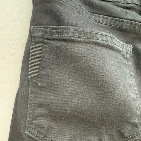 Paige Jeans Women's 24 (0) Black Verdugo Ultra Skinny Preppy Normcore Skater