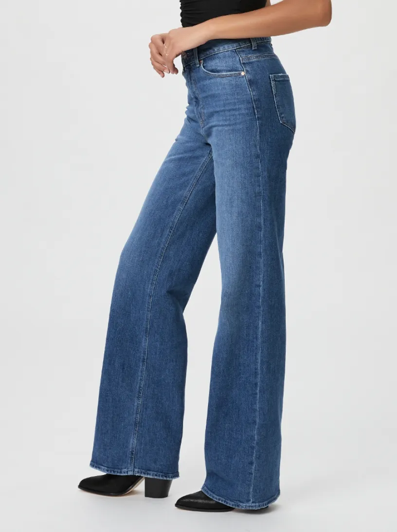 Paige - Sasha High Rise Loose Straight Leg Jean - Stefania