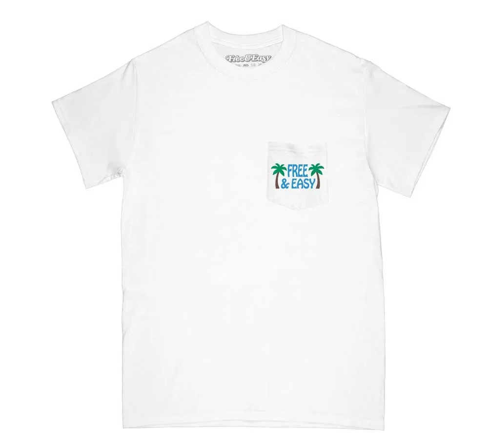 PALM TREE SS POCKET TEE
