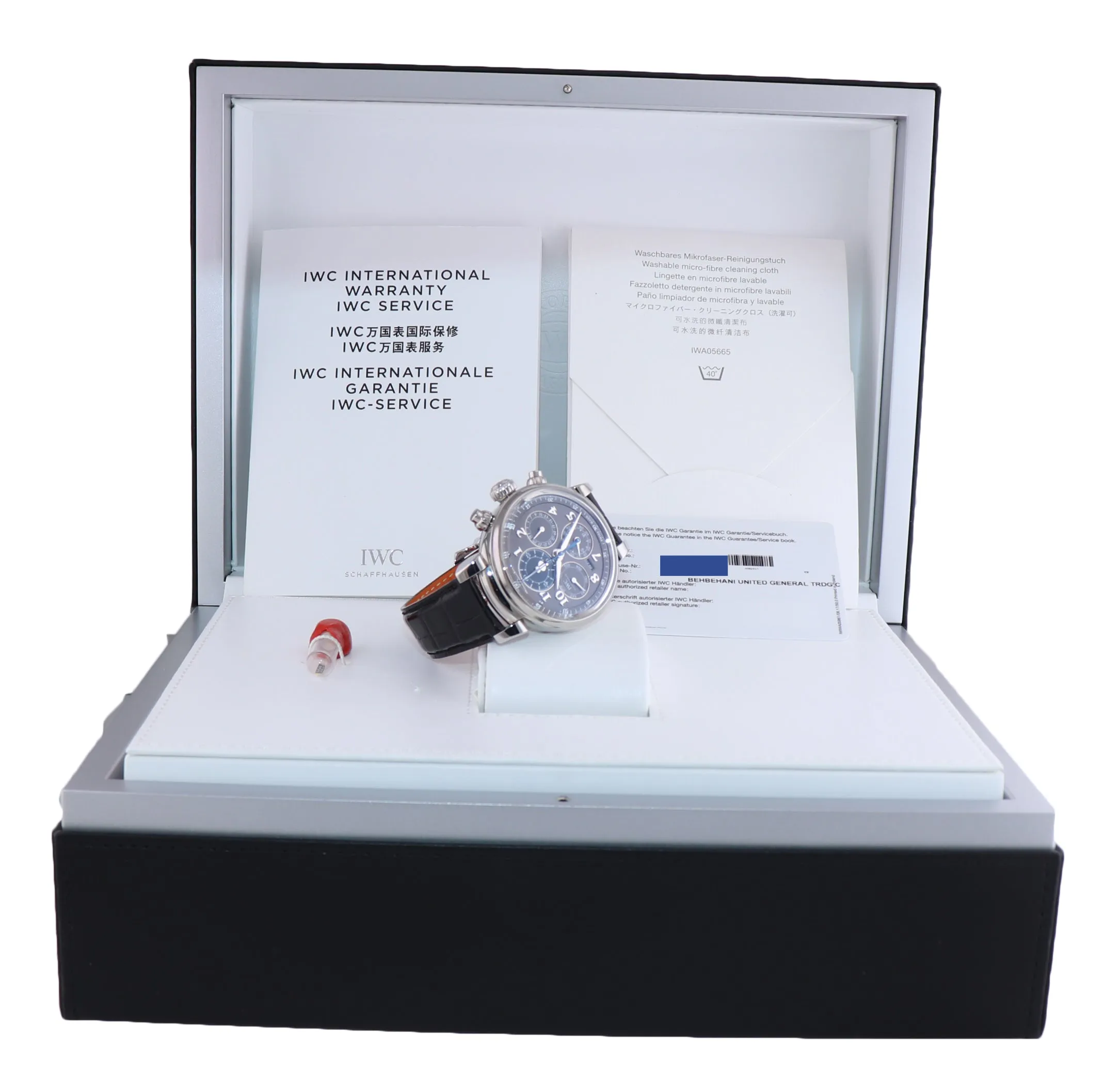 PAPERS IWC DaVinci Perpetual Calendar Chrono 43mm Men's Watch IW3921-03 Box