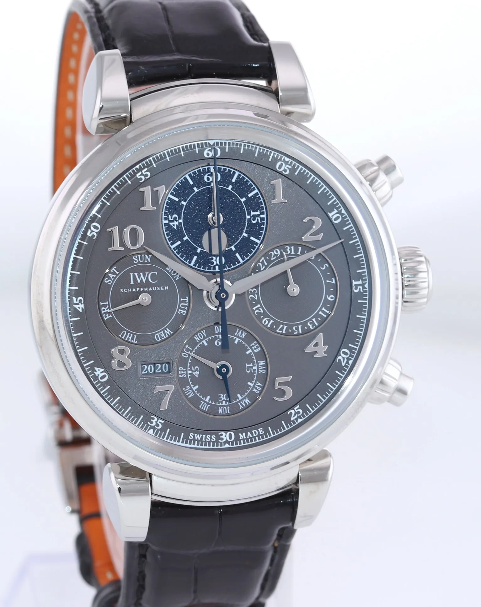 PAPERS IWC DaVinci Perpetual Calendar Chrono 43mm Men's Watch IW3921-03 Box