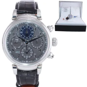 PAPERS IWC DaVinci Perpetual Calendar Chrono 43mm Men's Watch IW3921-03 Box