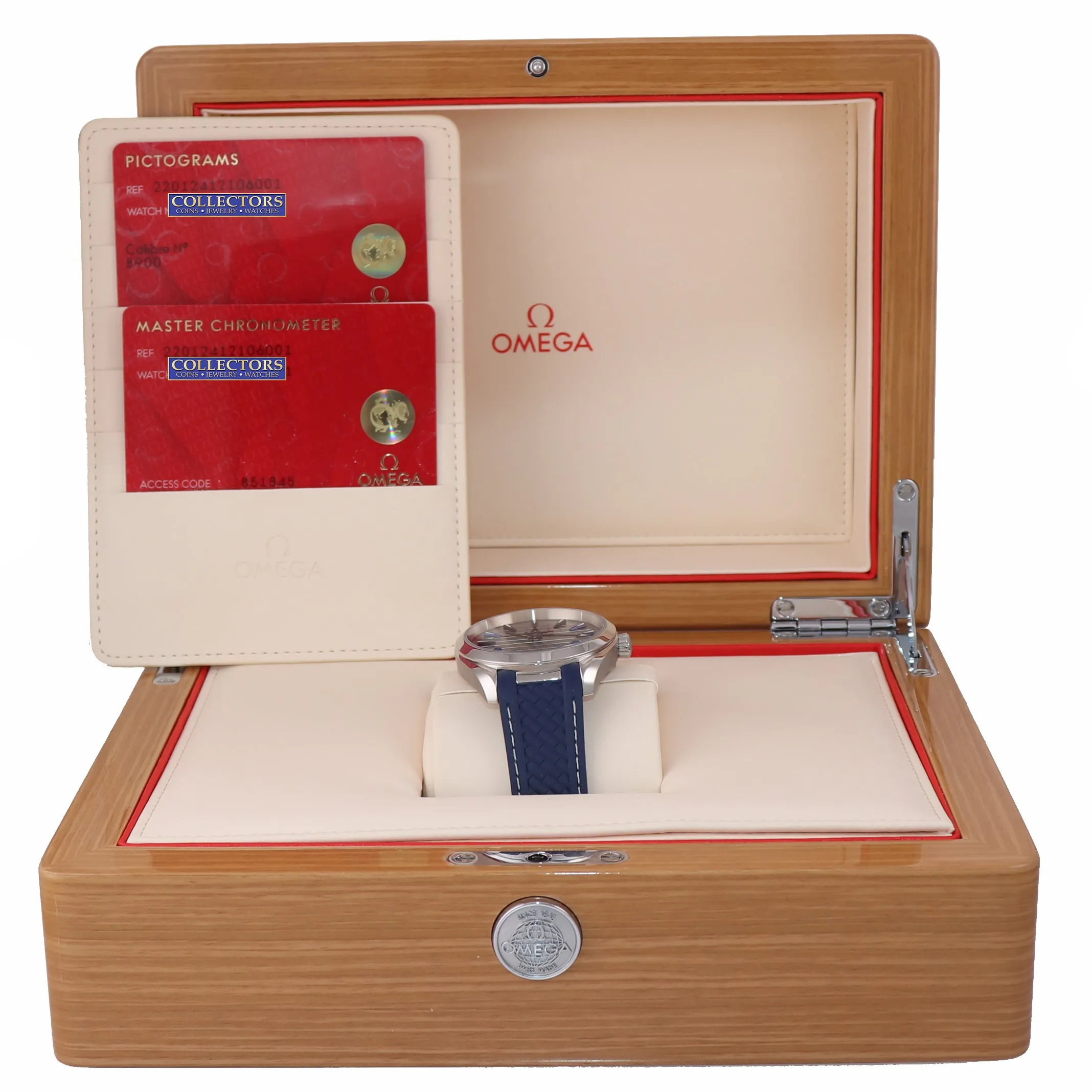 PAPERS Omega Seamaster Co-Axial Aqua Terra Grey 220.12.41.21.06.001 41mm Watch
