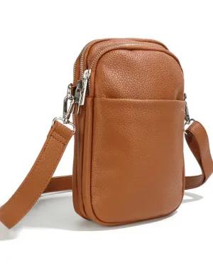 PARK LANE CROSSBODY | DARK COGNAC