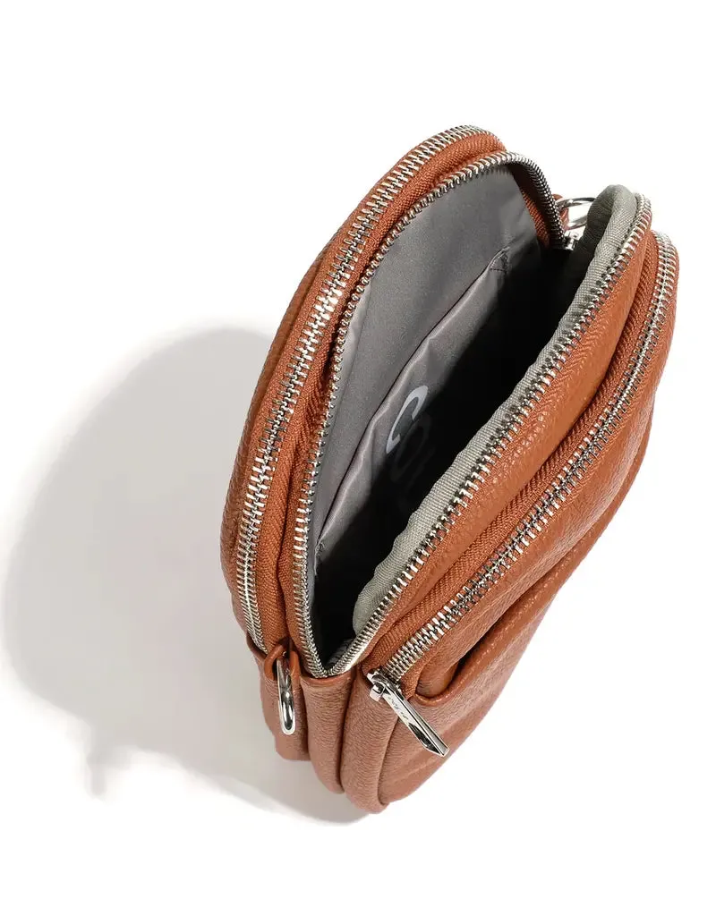 PARK LANE CROSSBODY | DARK COGNAC