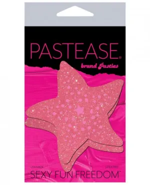 Pastease Glitter Starfish -Bubble Gum Pink O/S