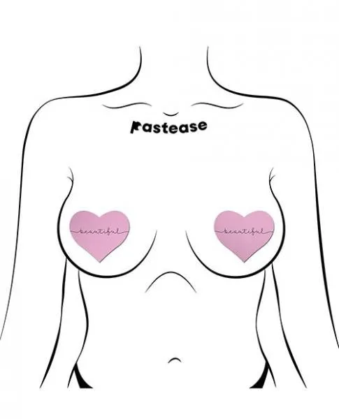 Pastease - Premium Heart Beautiful - Pink - O/S