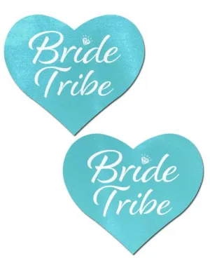 Pastease - True Blue Heart "Bride Tribe" Pasties