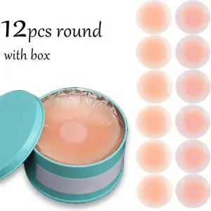 Pasties Silicone Nipple Cover Round / 6 Pair