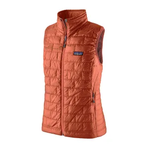 Patagonia Womens MTS Logo Nano Puff Vest Quartz Coral