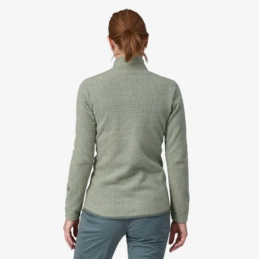 Patagonia W's R1 Air Zip Neck- Sleet Green