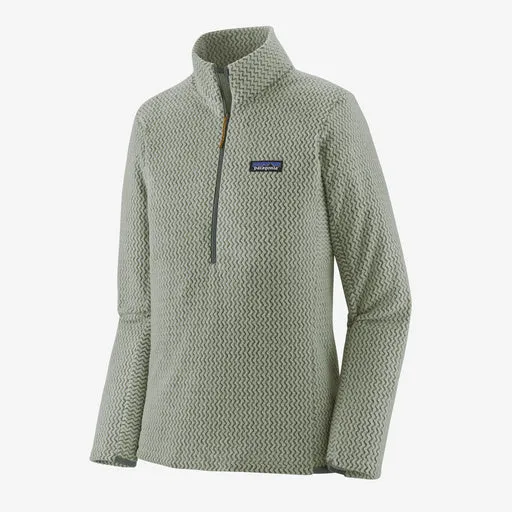 Patagonia W's R1 Air Zip Neck- Sleet Green