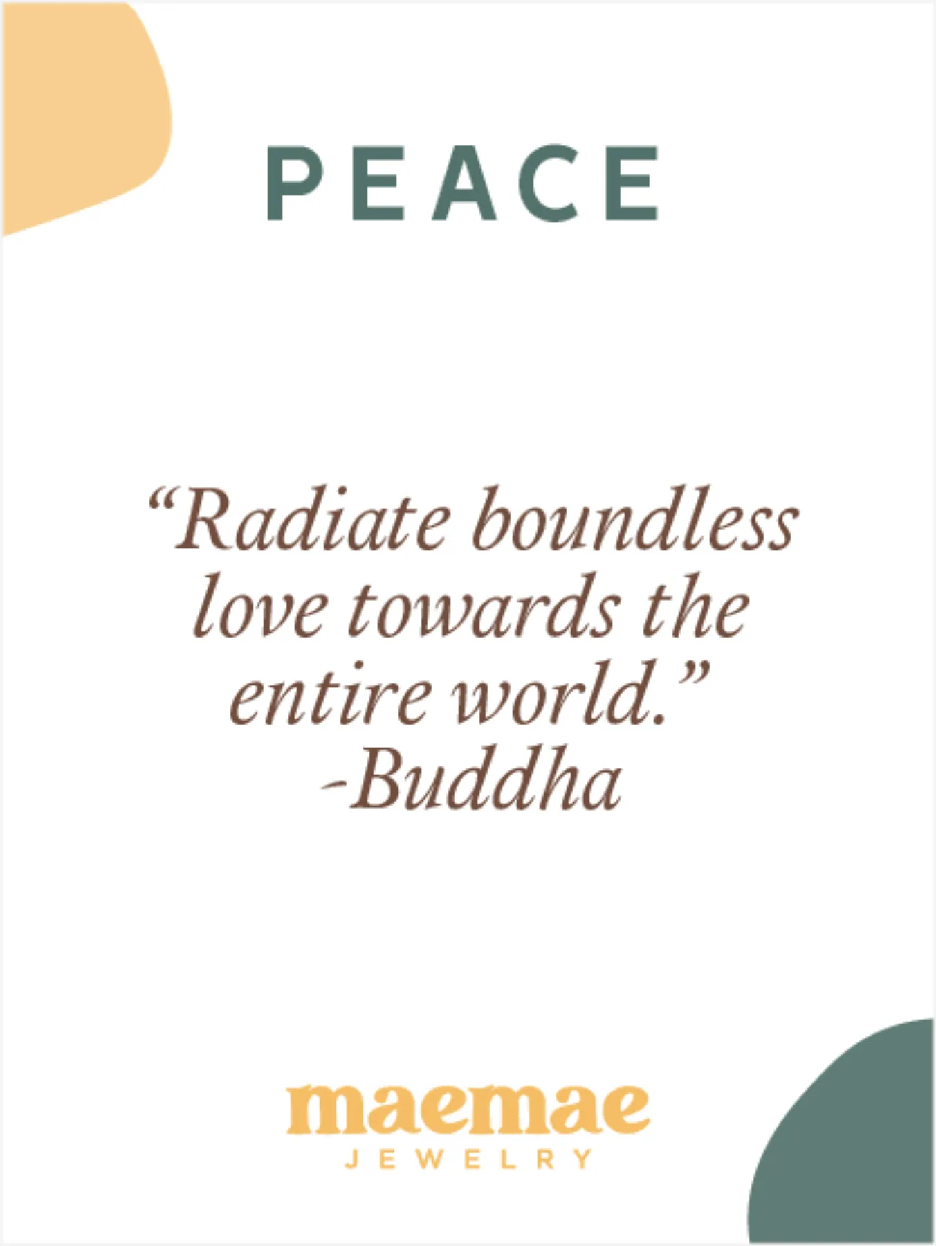 Peace Baby Buddha