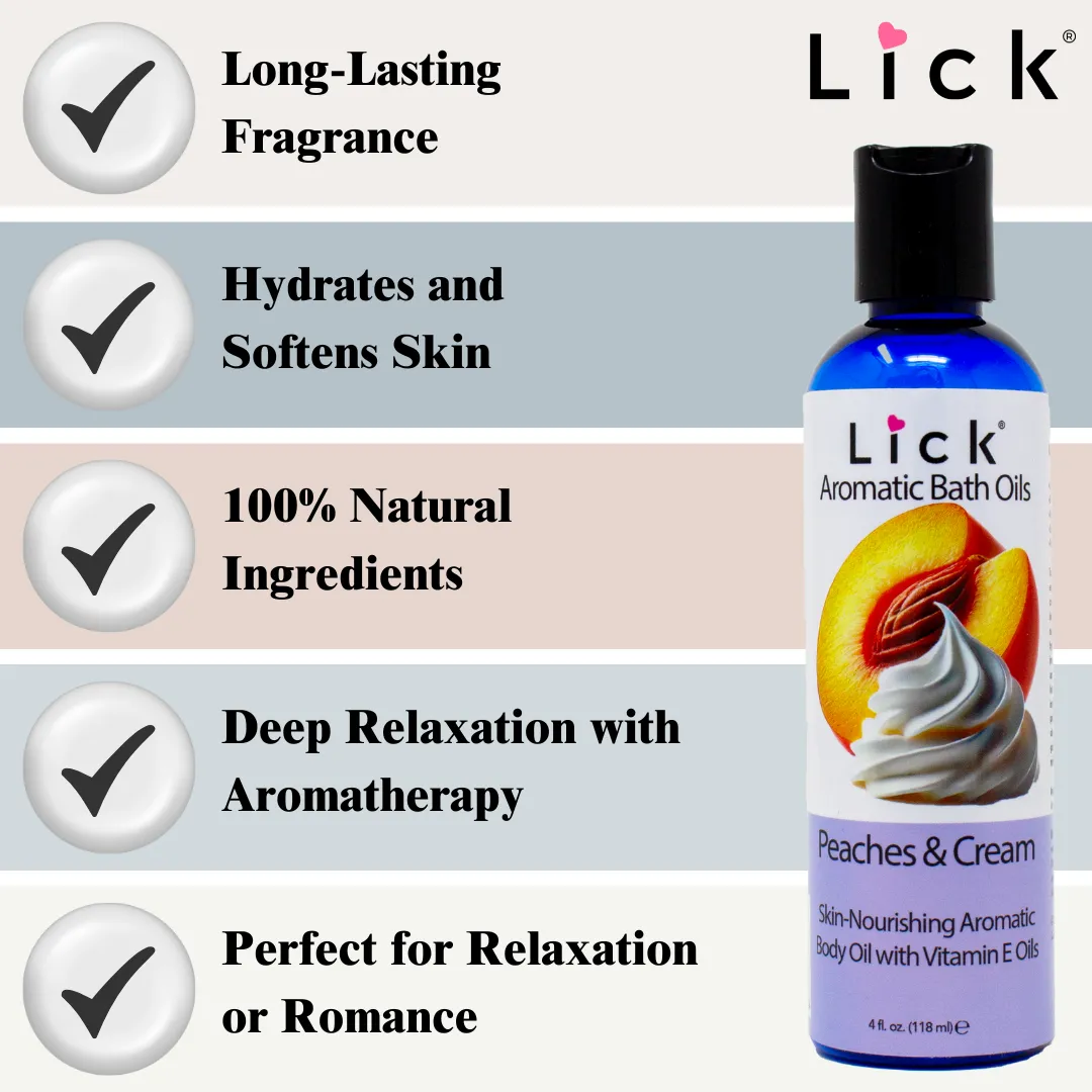 Peaches and Cream Aromatic Bath Oil