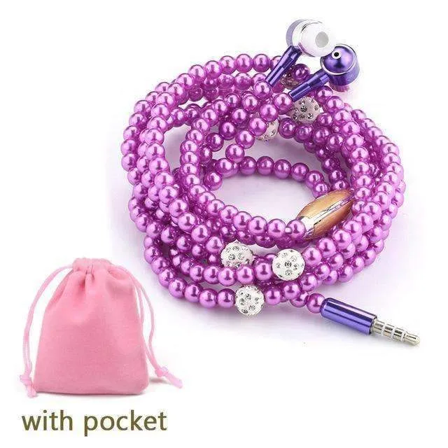 Pearl Necklace Earphone - Find Your Beautiful Style Wherever You Want!