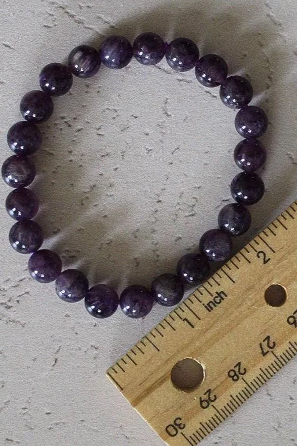 Pebble House Amethyst Bracelet 8mm or 6mm
