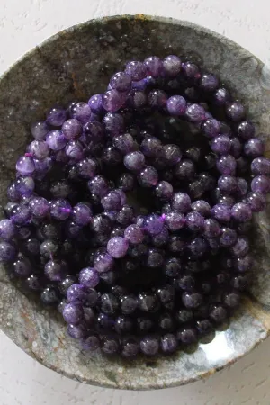 Pebble House Amethyst Bracelet 8mm or 6mm
