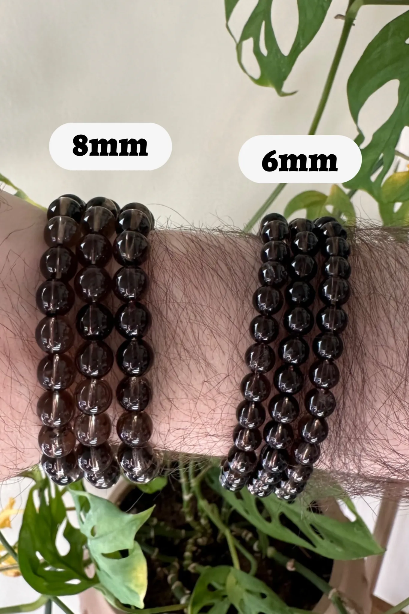 Pebble House Smoky Quartz Bracelet 8mm