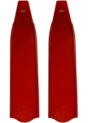 Penetrator Composite Ghost Blades - Red With Red Rails
