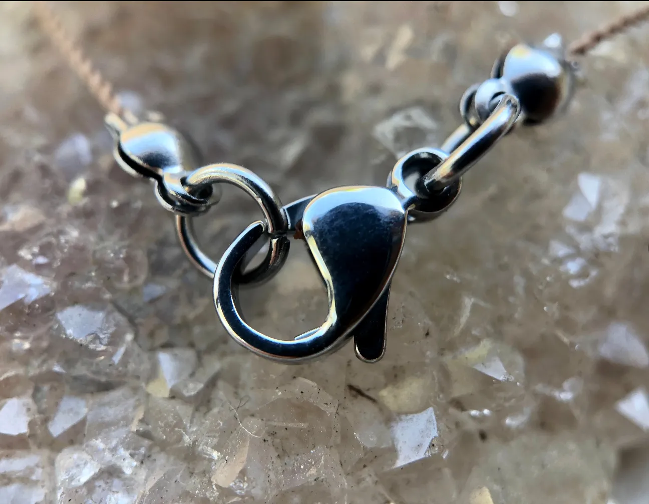 Peridot Quartz Cord Necklace