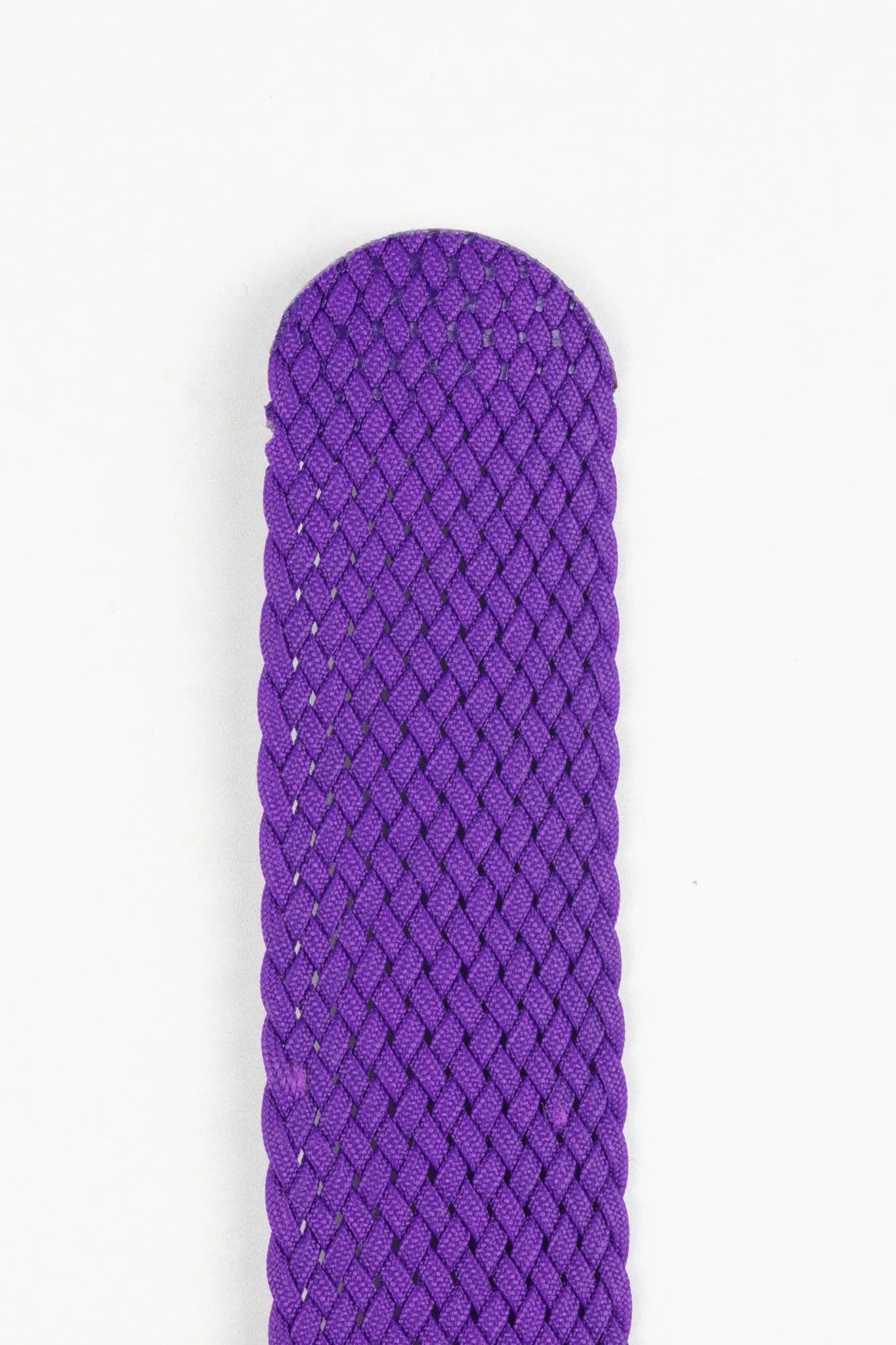 PERLON Braided Nylon One Piece Watch Strap & Buckle in VIOLET