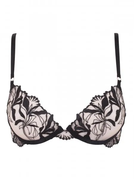 Persephone Bra - Sheer/Black -