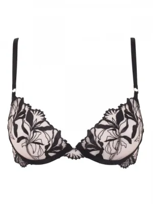 Persephone Bra - Sheer/Black -
