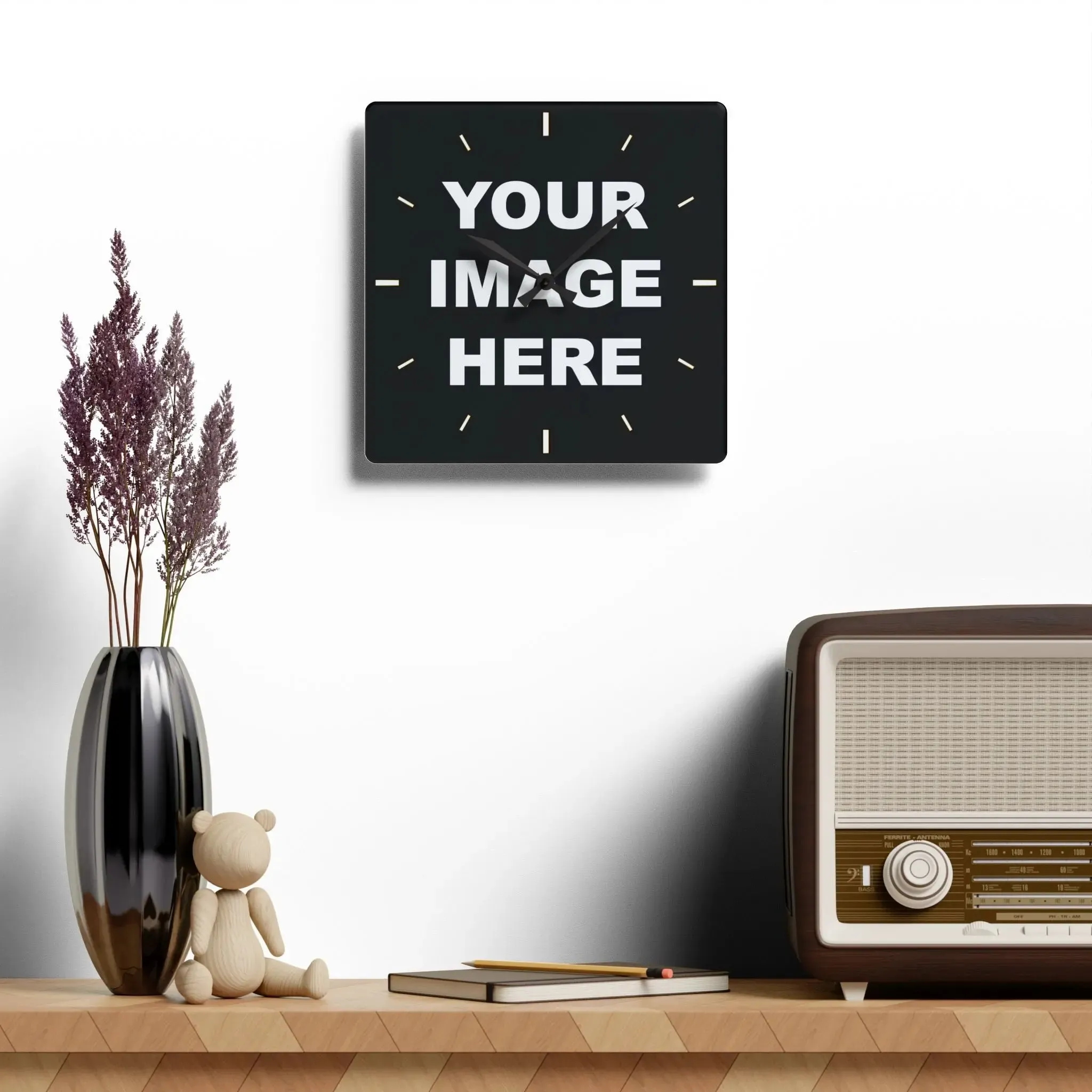 Personalized Acrylic Wall Clock