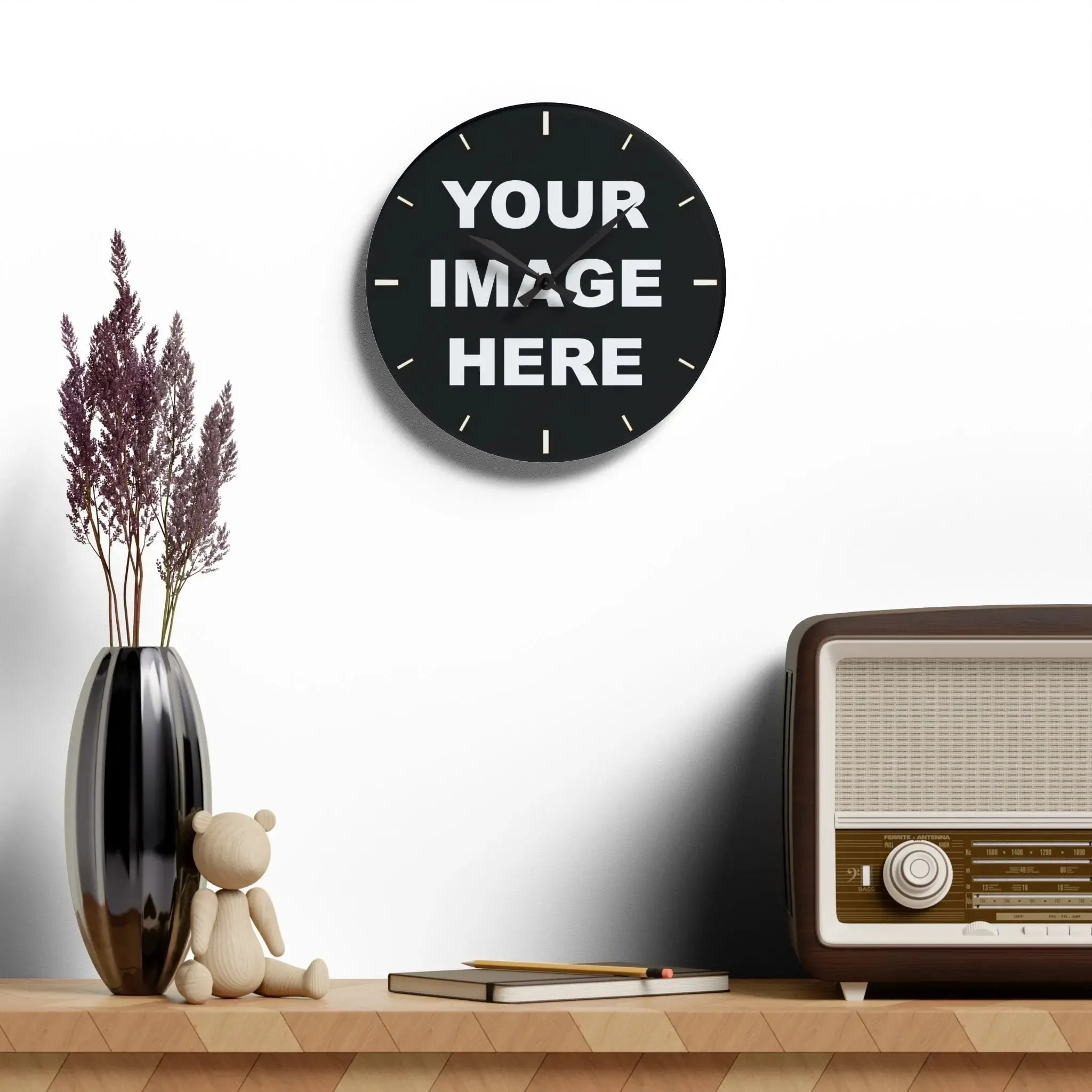 Personalized Acrylic Wall Clock