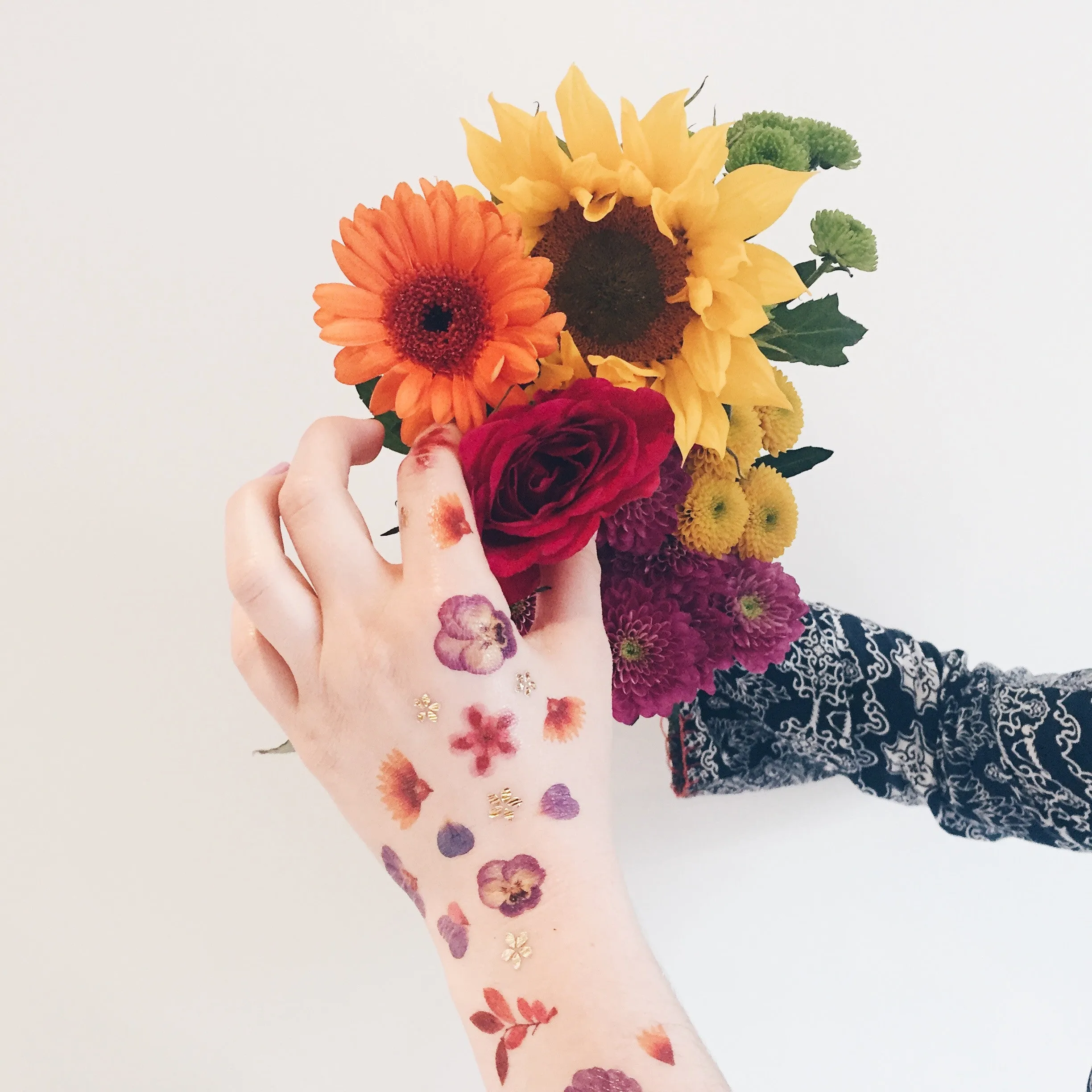 Petals Temporary Tattoo