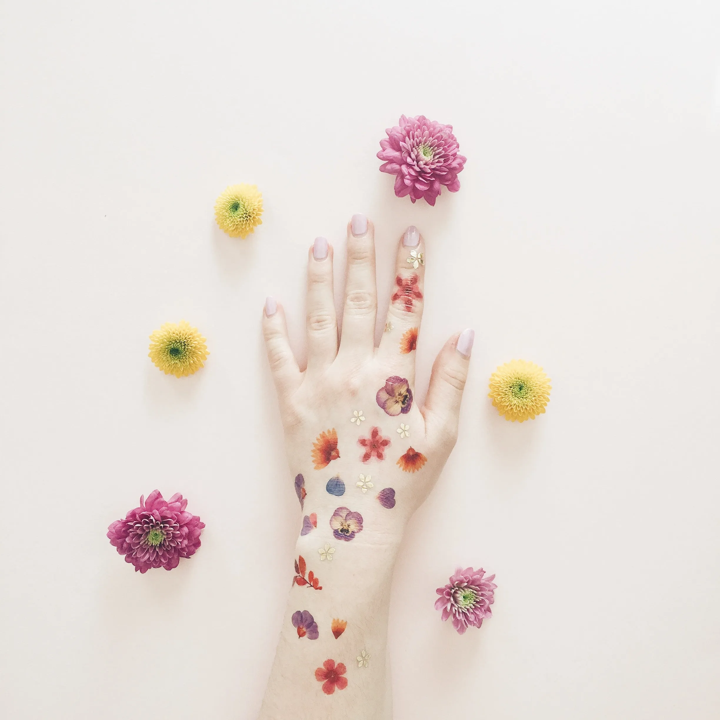 Petals Temporary Tattoo