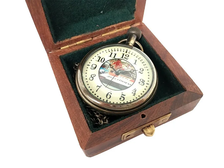 Peter Geoffrey Brock Brocky (Holden - The King Of The Mountain) Pocket Watch- (PW107)