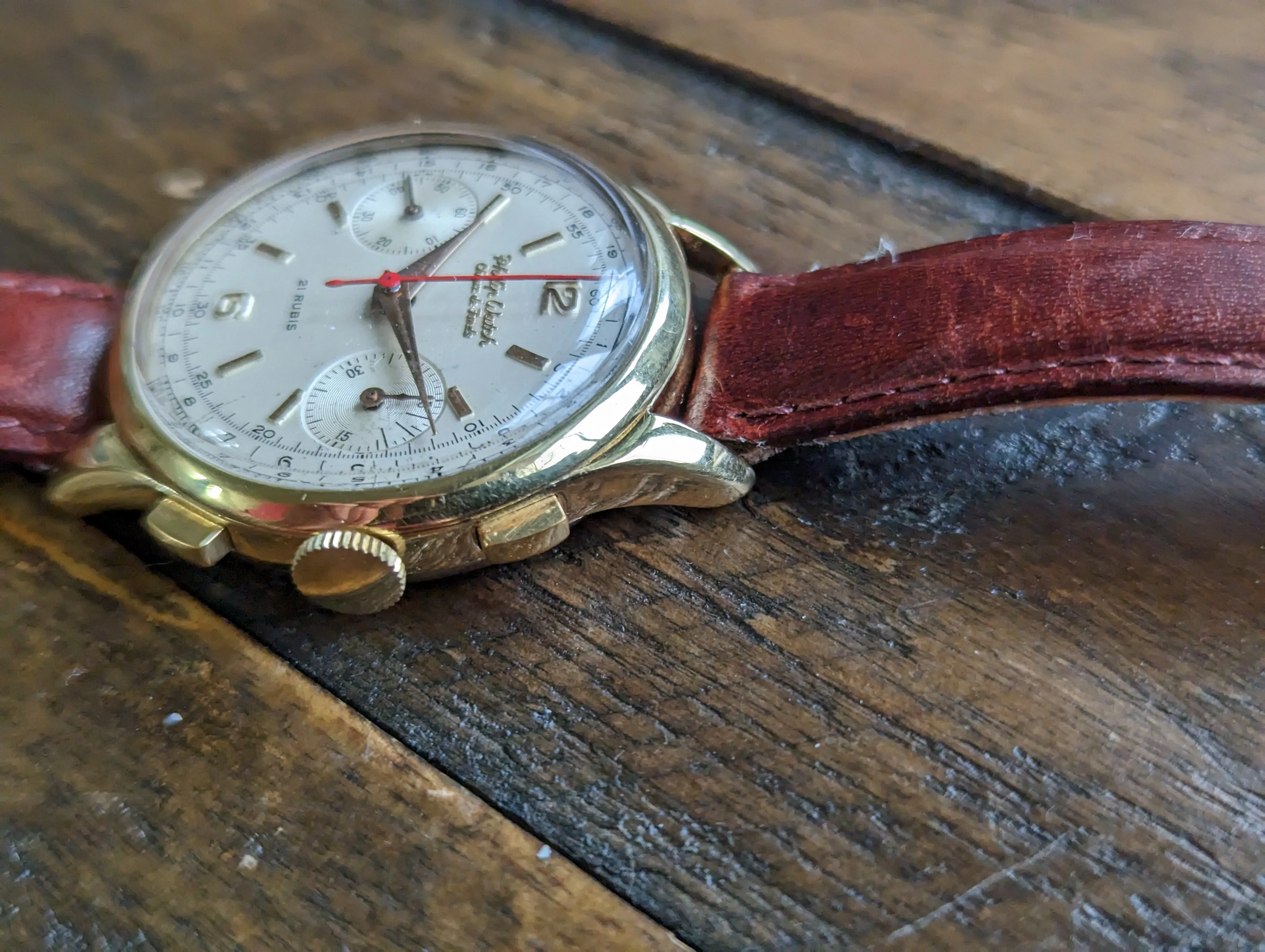 Philip Watch Valjoux 22 w/ original Box - Serviced w/ 1yr warranty