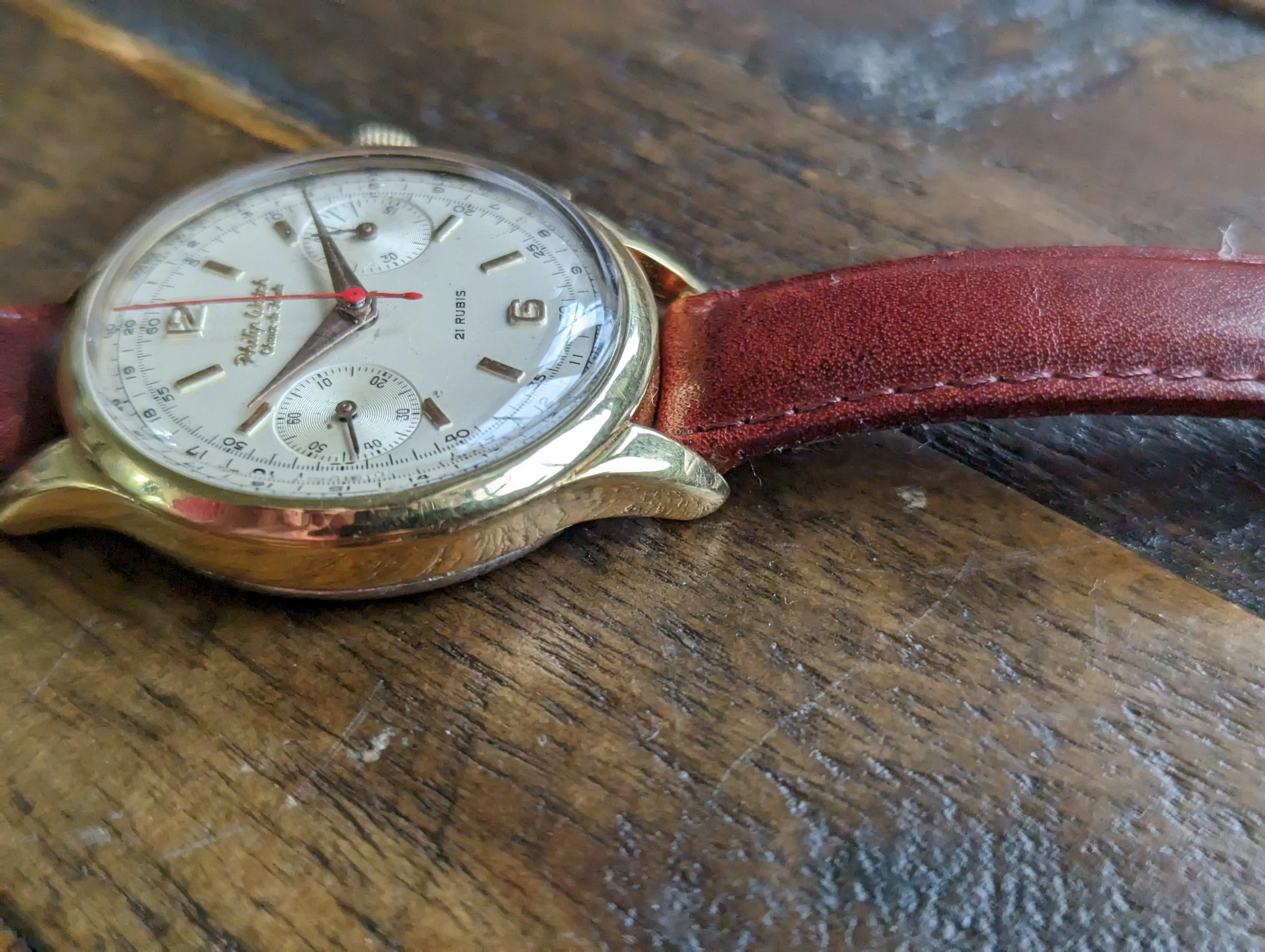 Philip Watch Valjoux 22 w/ original Box - Serviced w/ 1yr warranty