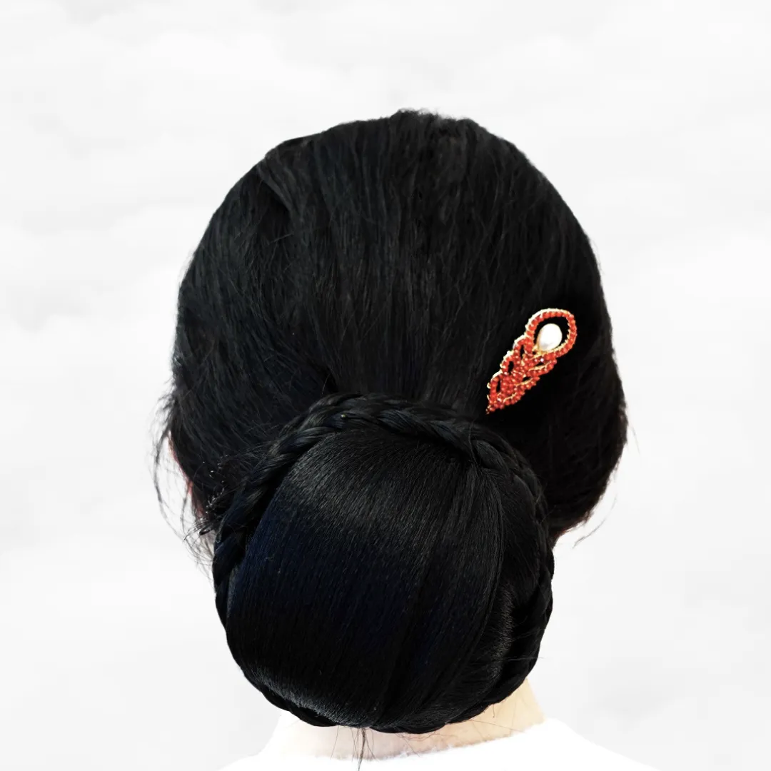 Phoenix Feather Carnelian Hairstick